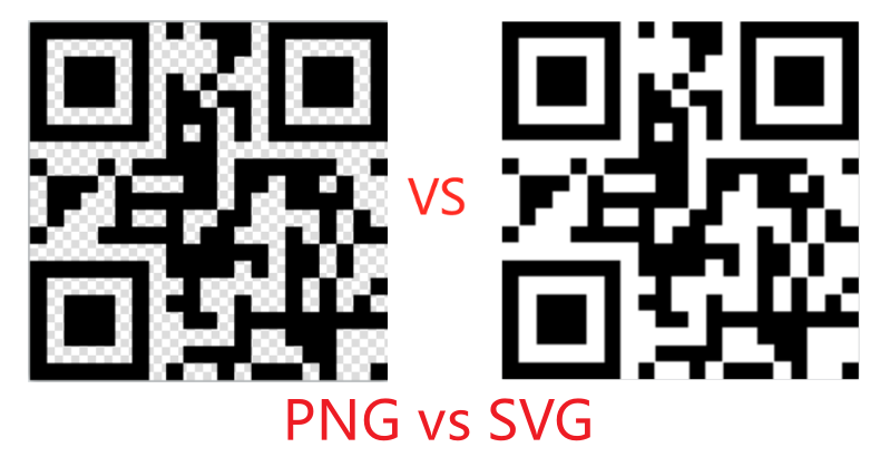 Сравнение Qr - code для png и svg