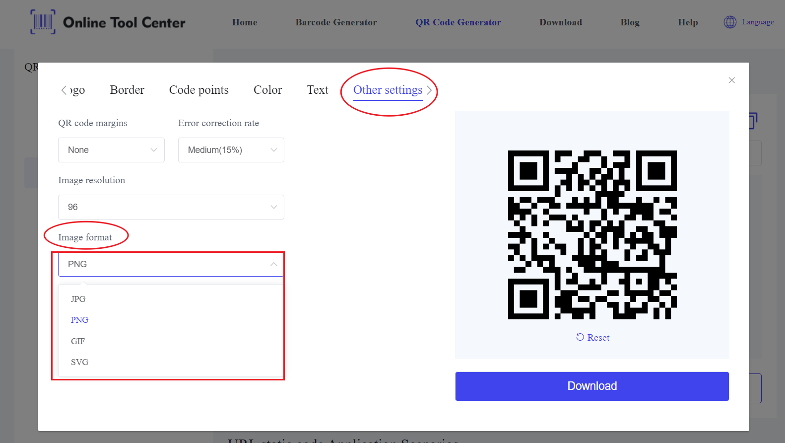 Генератор QR - кода поддерживает несколько форматов.png