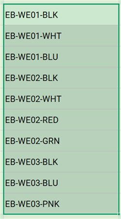 копировать данные Excel