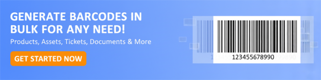 bulk barcode generator call to actio массовый генератор штрих-кодов вызов к акции