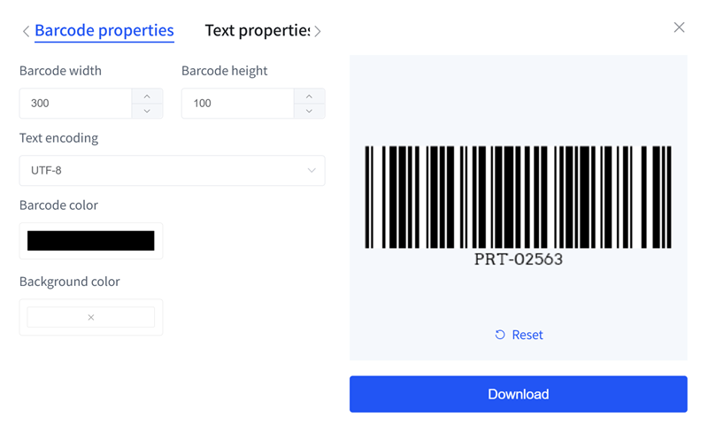 размер штрих-кода