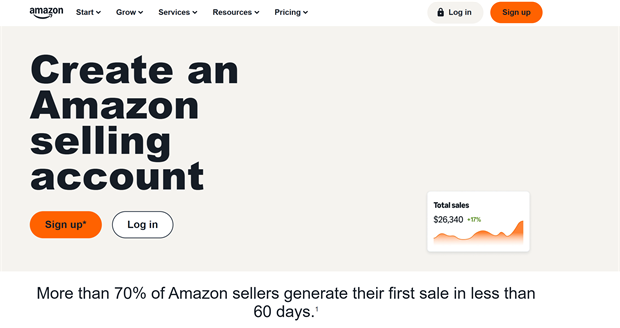 счет продавца amazon
