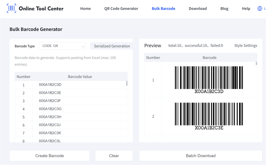 bulk fnsku barcodes оптовые штрих-коды fnsku