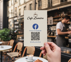 Facebook ссылка QR код