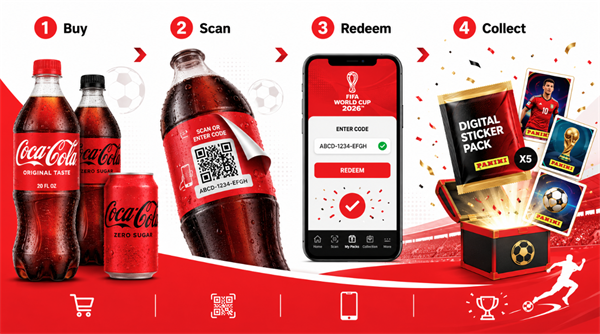 scan and redeem Coca Cola FIFA 2026 Code сканировать и выкупить код Coca Cola FIFA 2026
