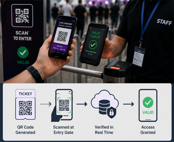 Как работает проверка билетов QR-кодом