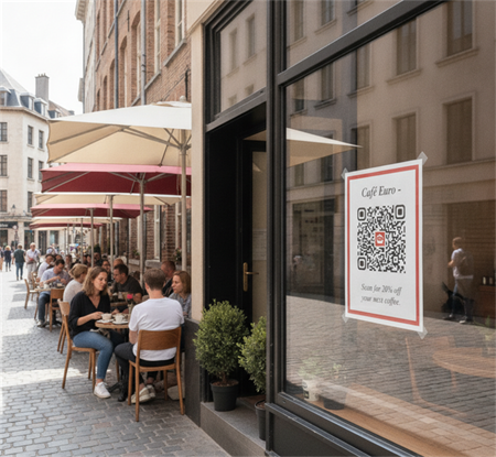 Остер с QR-кодом