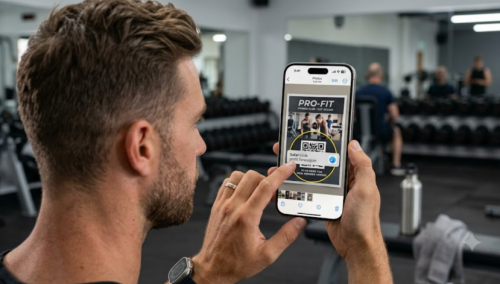 Сканирование QR-кода на iPhone