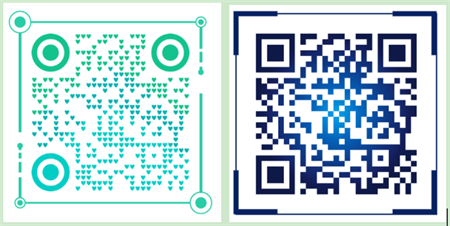 qr code with frames QR-код с кадрами