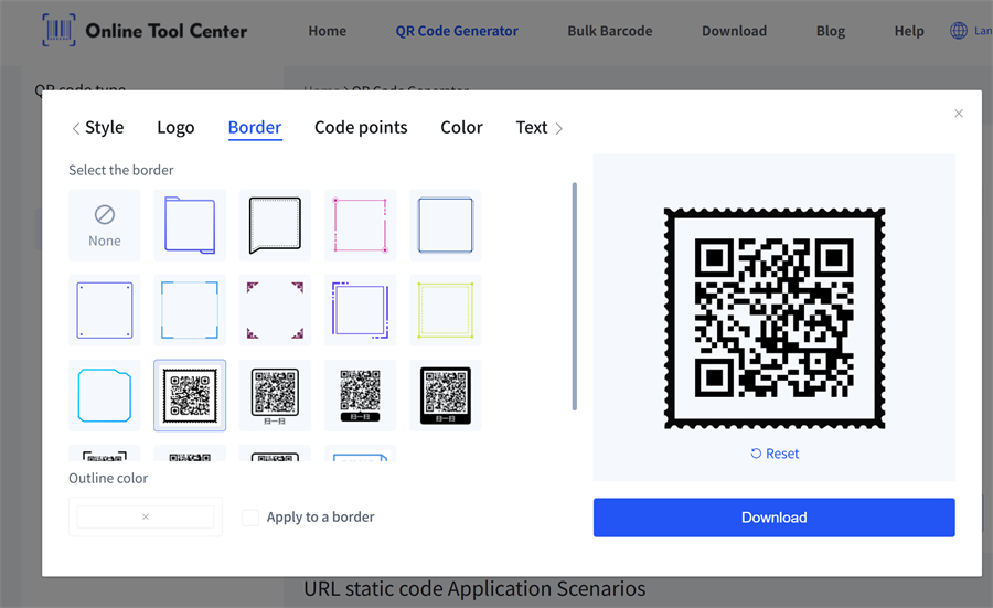 add frame for qr code добавить кадр для QR-кода