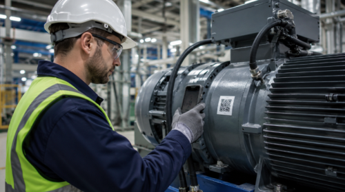 QR code equipment inspectio Инспекция оборудования с QR-кодом